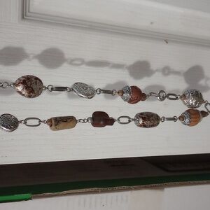 Station bead necklace